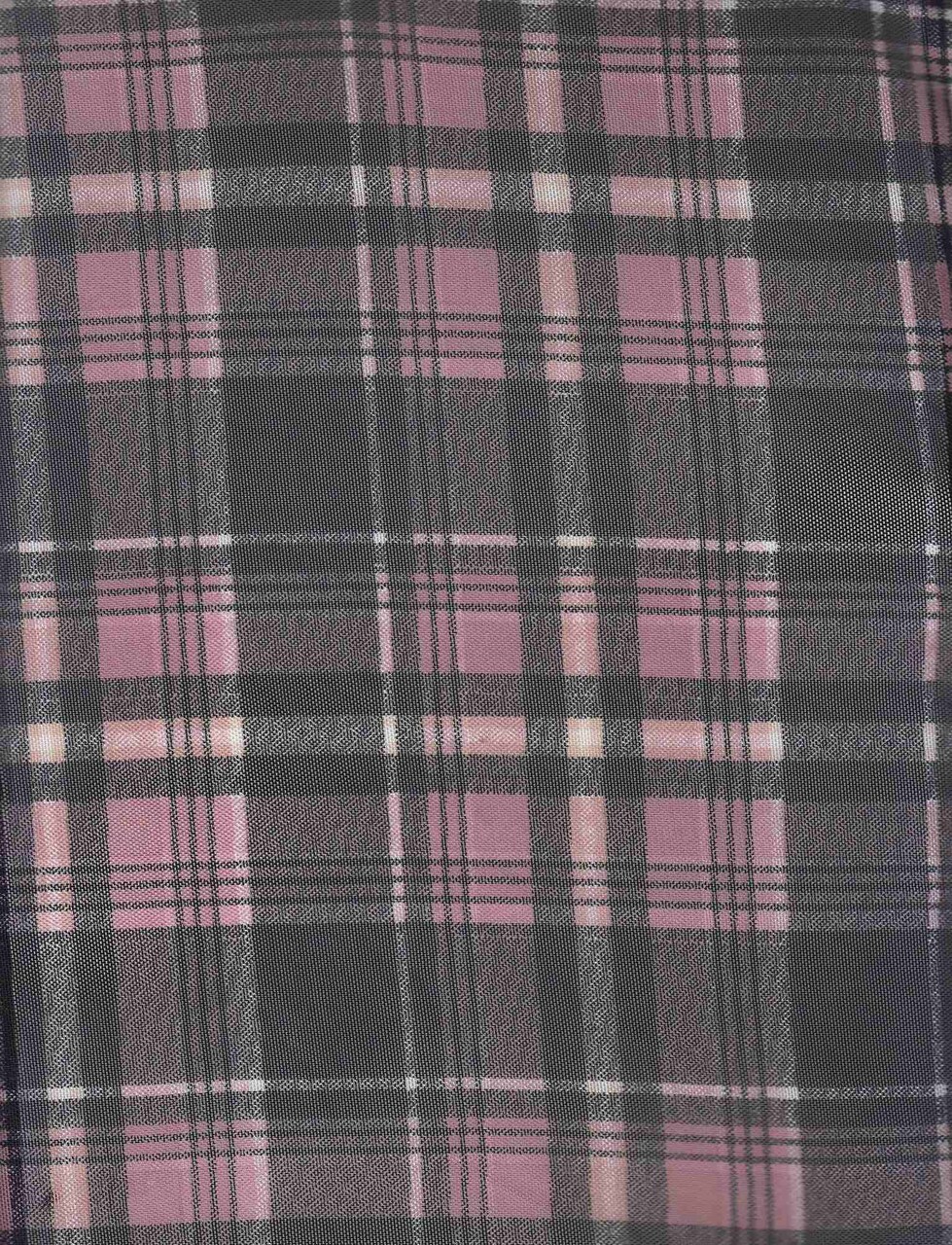 1 Yard Plaid Mesh Fabric Lightweight Stretch Sheer 54” Wide 90% polyester, 10% spandex